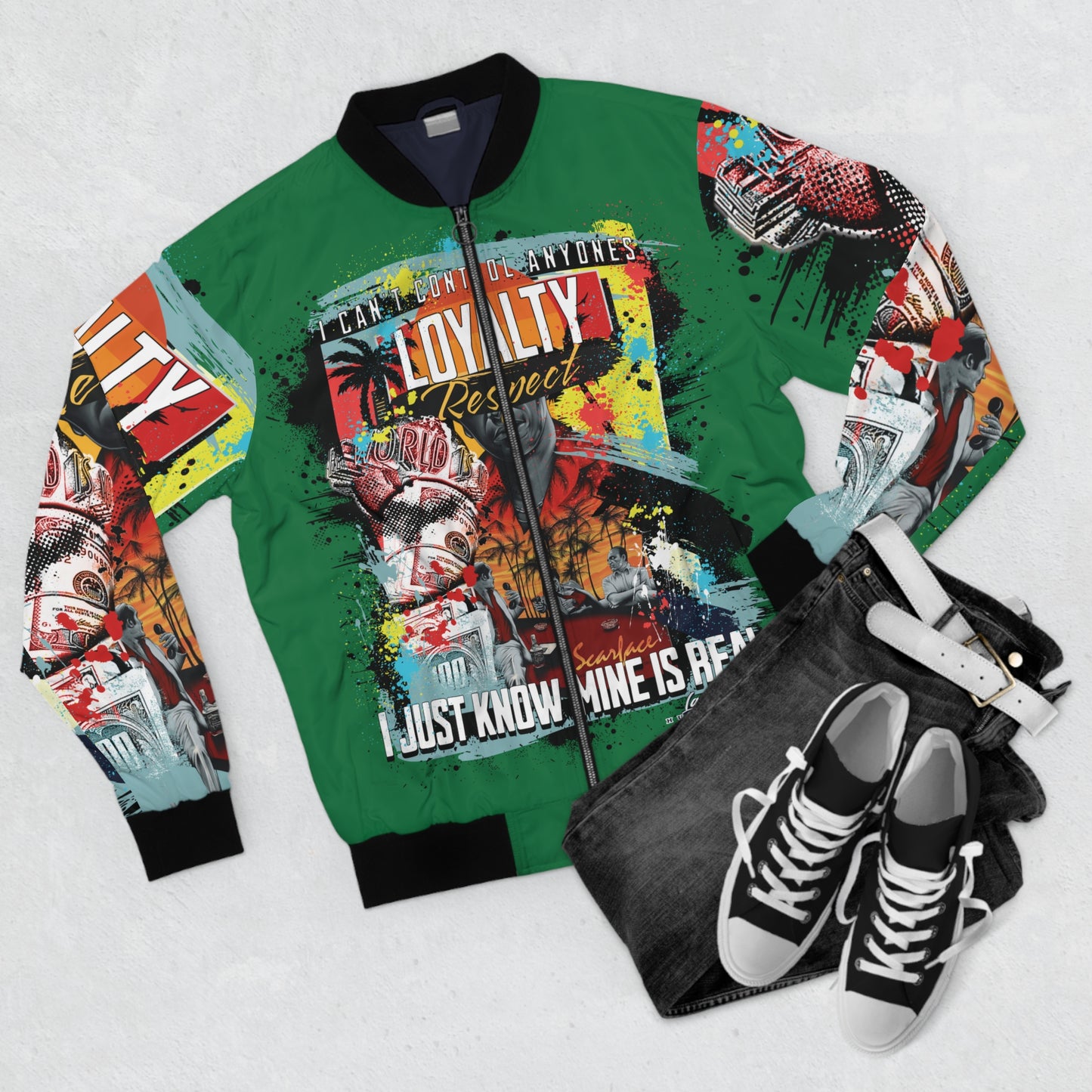 Loyalty Should Never Be Questioned — "I Want The World" Bomber Jacket