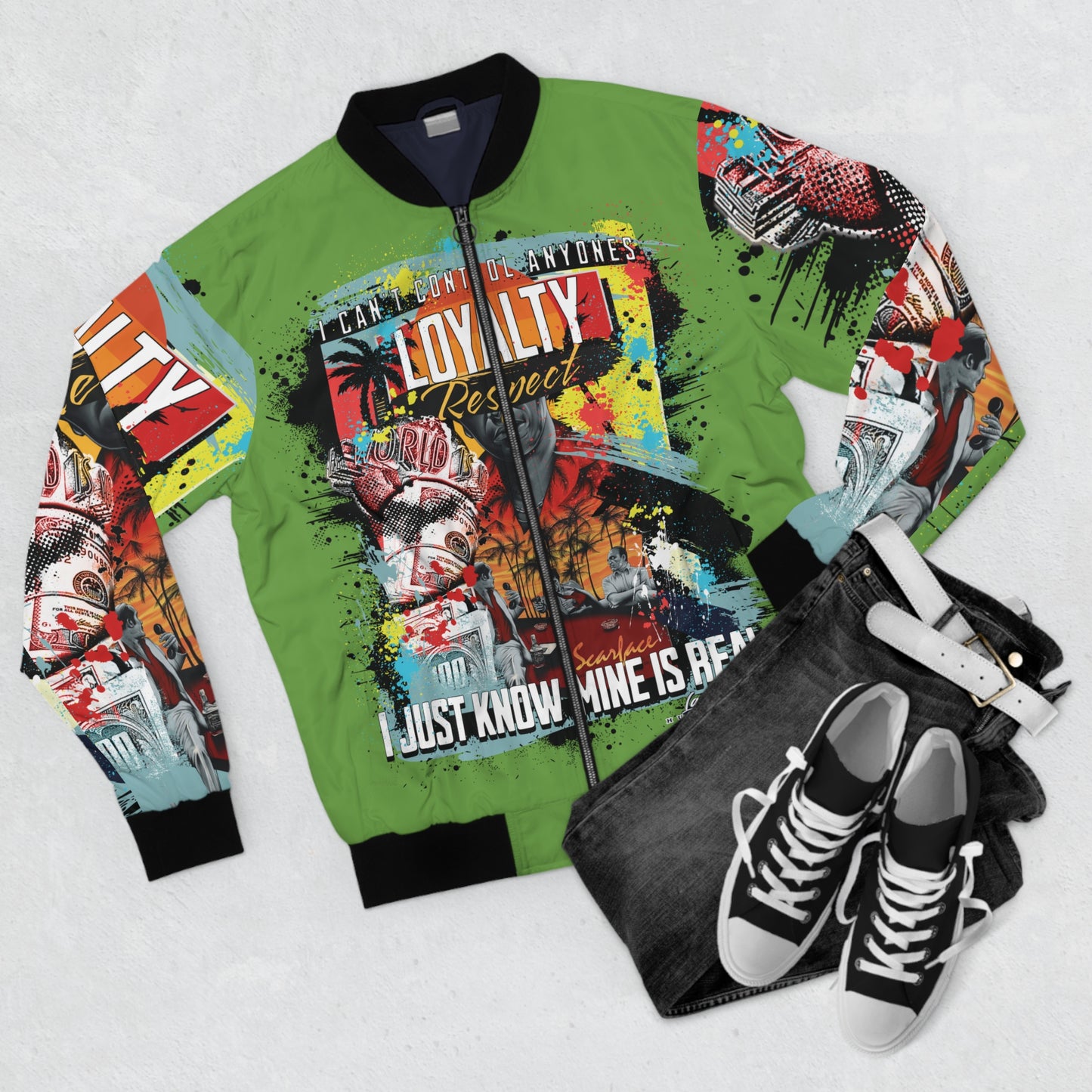 Loyalty Should Never Be Questioned — "I Want The World" Bomber Jacket