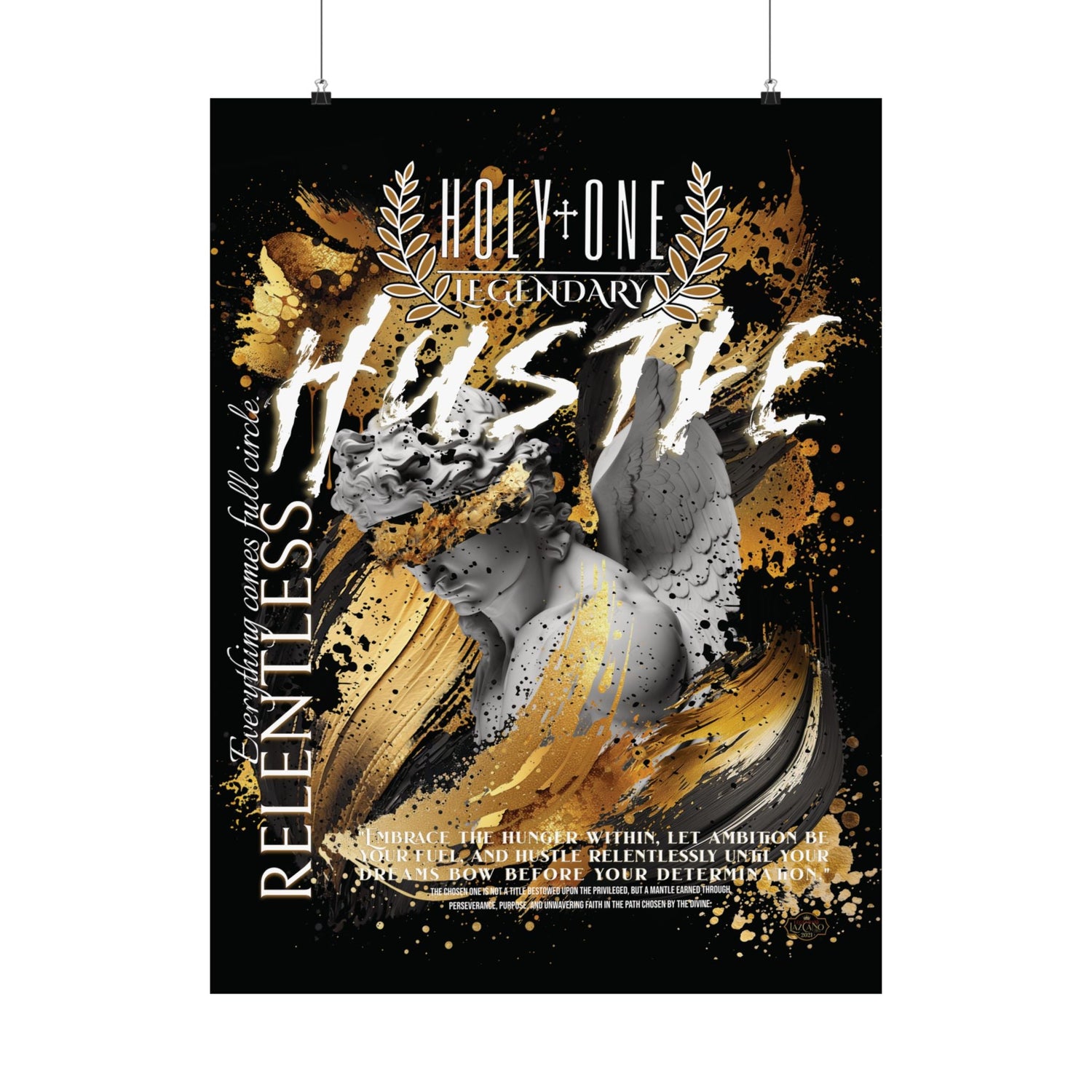 Relentless Hustle: Holy One Collection – Grind with Purpose, Move with Faith