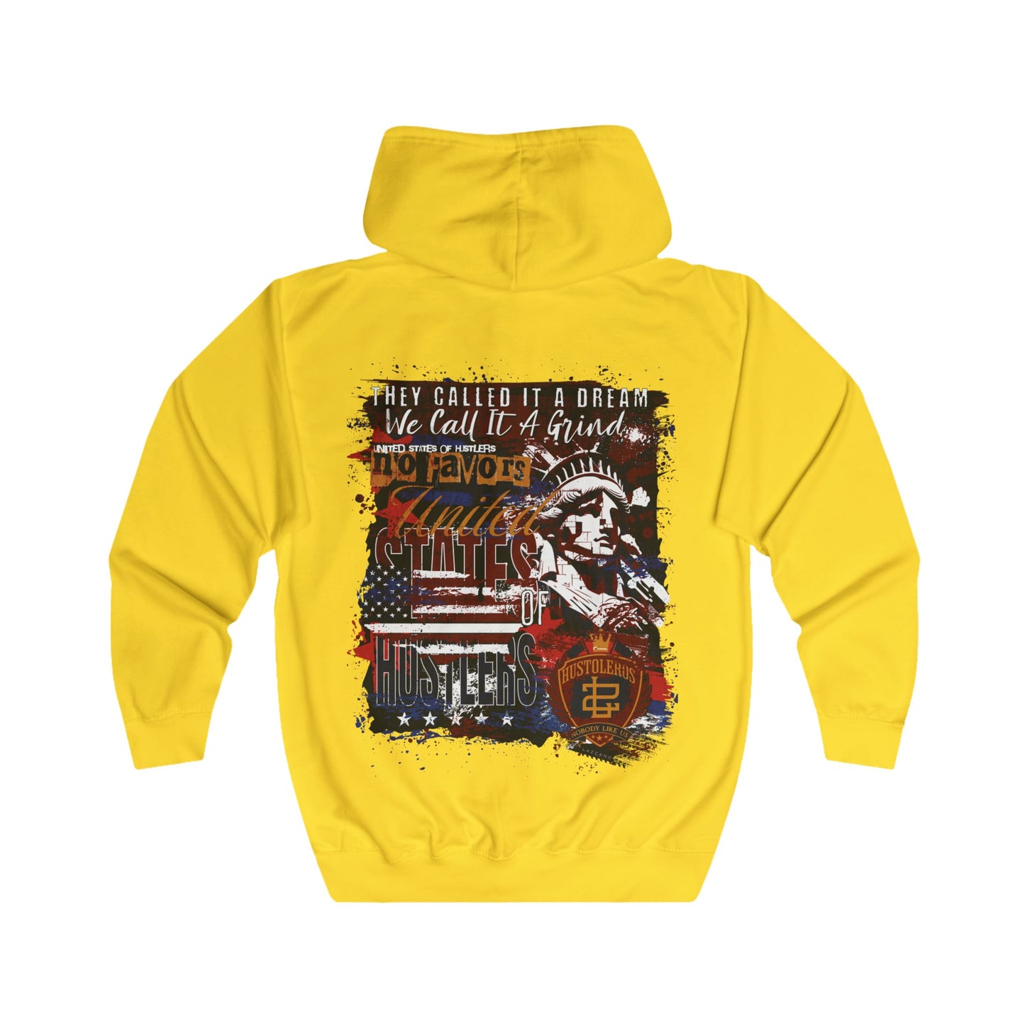 No Favors Zip-Up Hoodie — 'They Called It a Dream, We Call It a Grind'