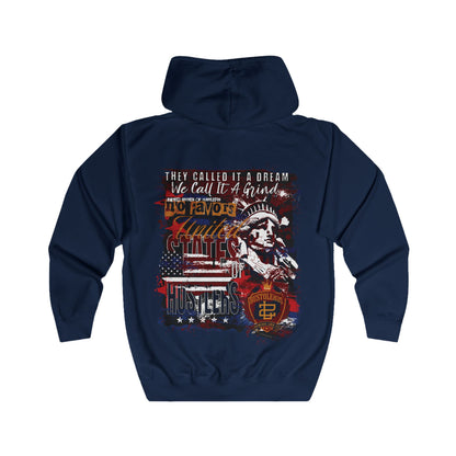 No Favors Zip-Up Hoodie — 'They Called It a Dream, We Call It a Grind'