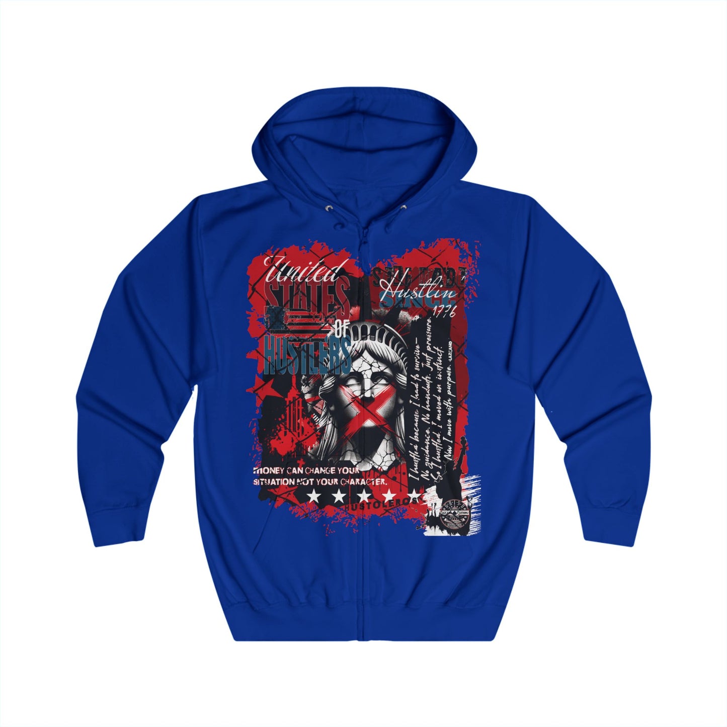 No Favors Zip-Up Hoodie — 'They Called It a Dream, We Call It a Grind'