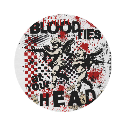 La Familia; Blood Ties Limited Edition *My Brothers Keeper* (EXTREMELY RARE) Print Round Rug