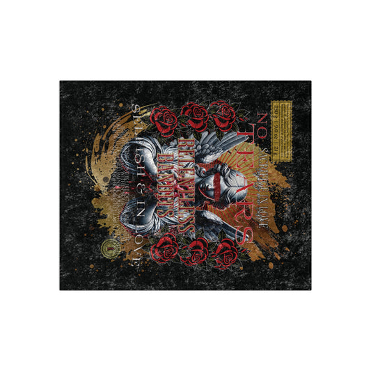 Relentless Bandits; Loyalty Over Lust Crushed Velvet Blanket