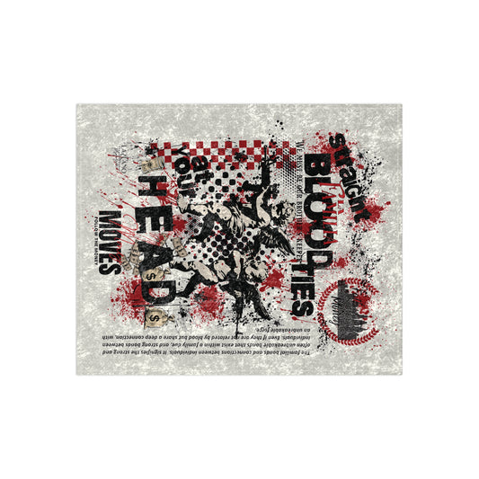 La Familia; Bloodties Crushed Velvet Blanket