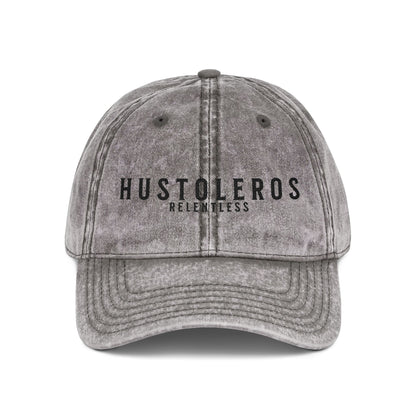 Hustoleros Vintage Distressed Embroidered Cap