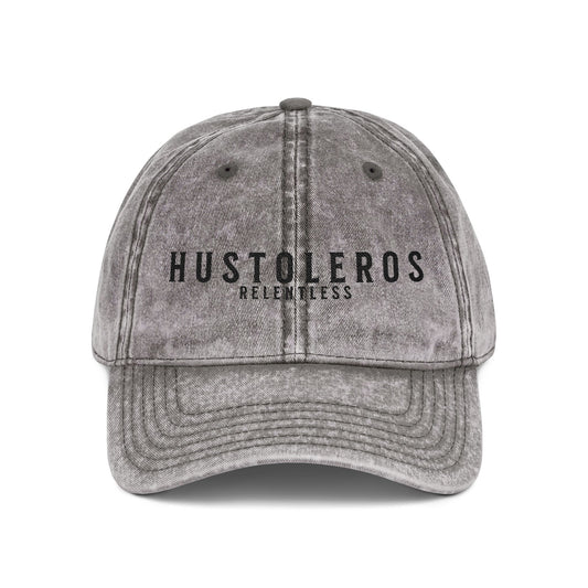 Hustoleros Vintage Distressed Embroidered Cap