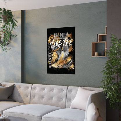 Relentless Hustle: The "Go for the Gold" Wall Art