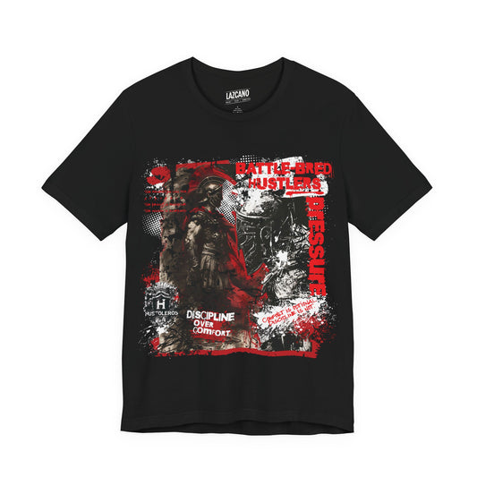 Discipline Over Comfort Tee: Hustoleros Edition – Battle-Bred Hustlers