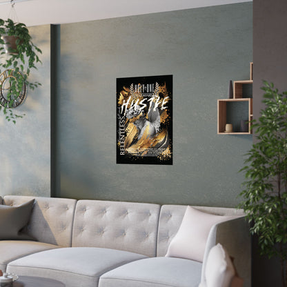 Relentless Hustle: The "Go for the Gold" Wall Art