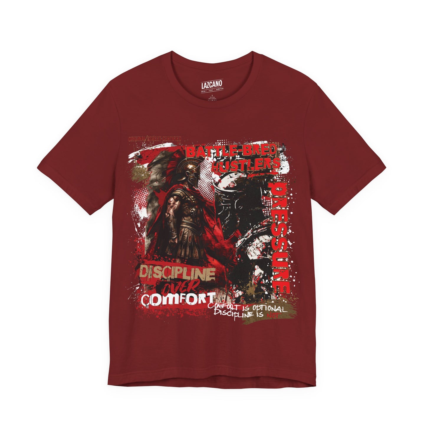 Hustleros "Discipline Over Comfort" Tee