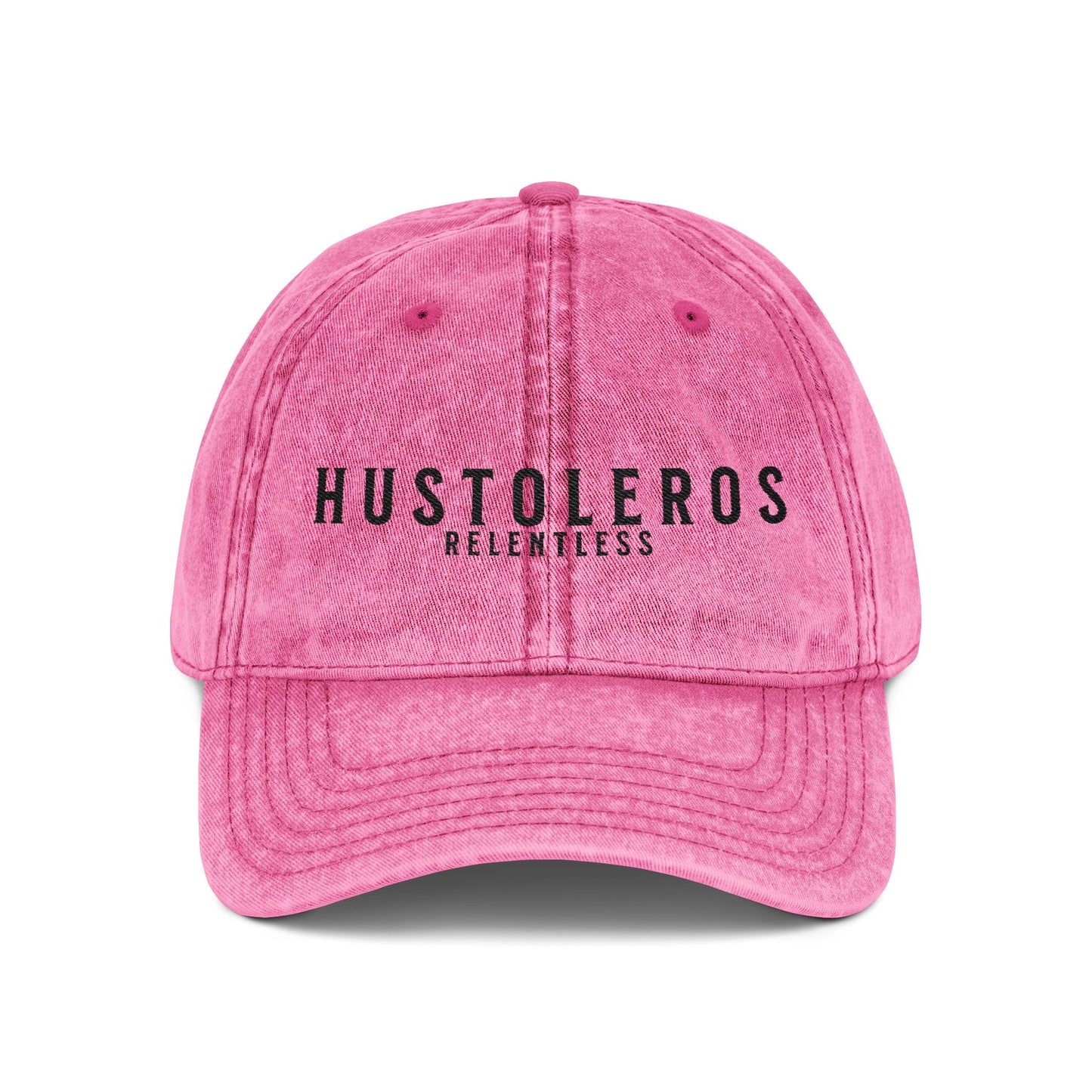 Hustoleros Vintage Distressed Embroidered Cap