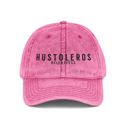 Hustoleros Vintage Distressed Embroidered Cap