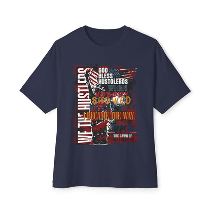 God Bless Hustlers – “We The Hustlers” Oversized Boxy Tee
