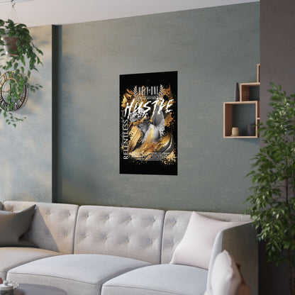 Relentless Hustle: The "Go for the Gold" Wall Art