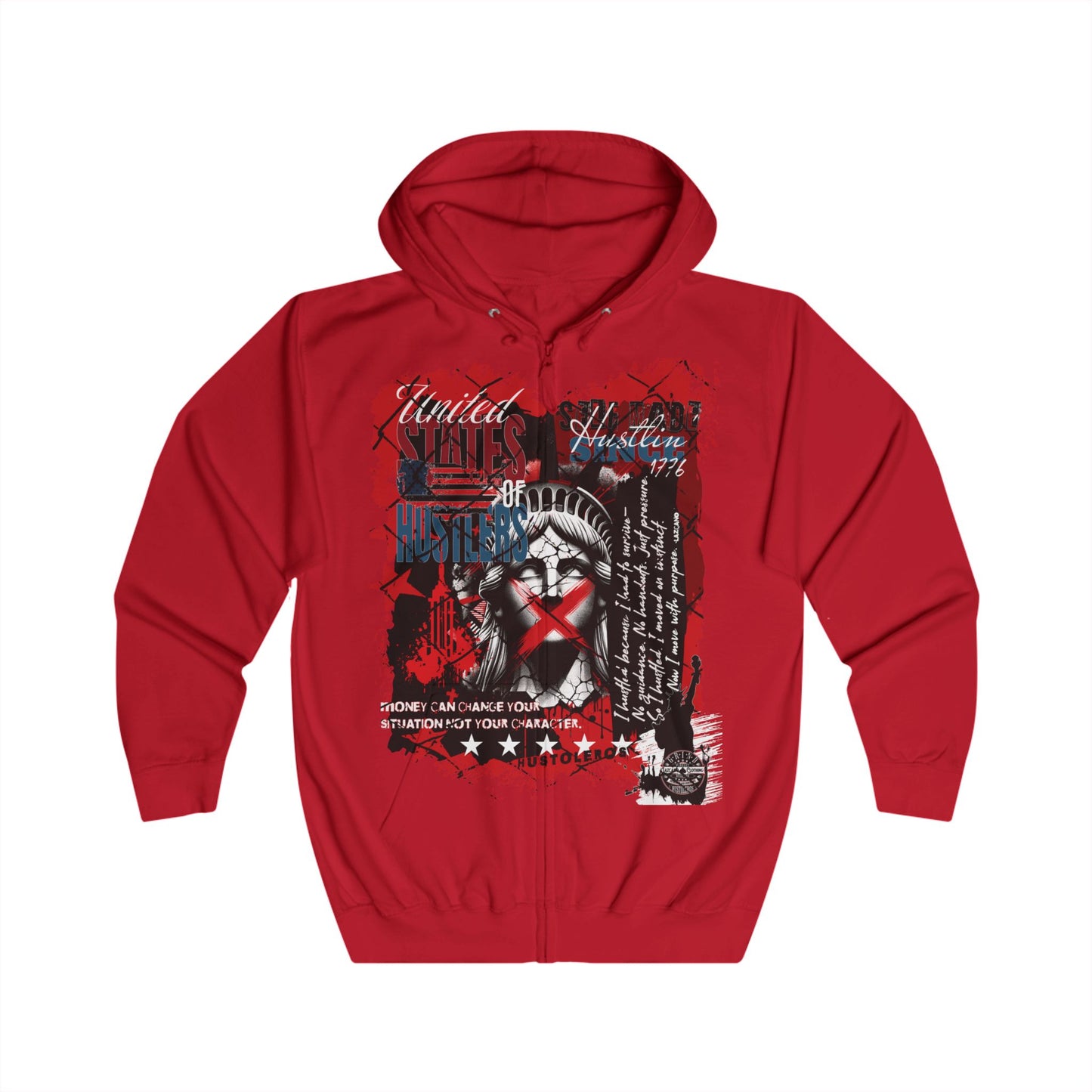 No Favors Zip-Up Hoodie — 'They Called It a Dream, We Call It a Grind'