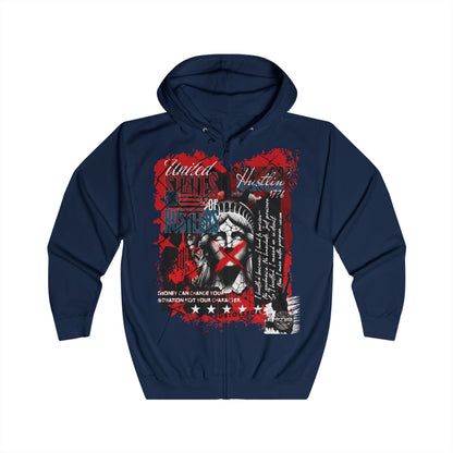 No Favors Zip-Up Hoodie — 'They Called It a Dream, We Call It a Grind'