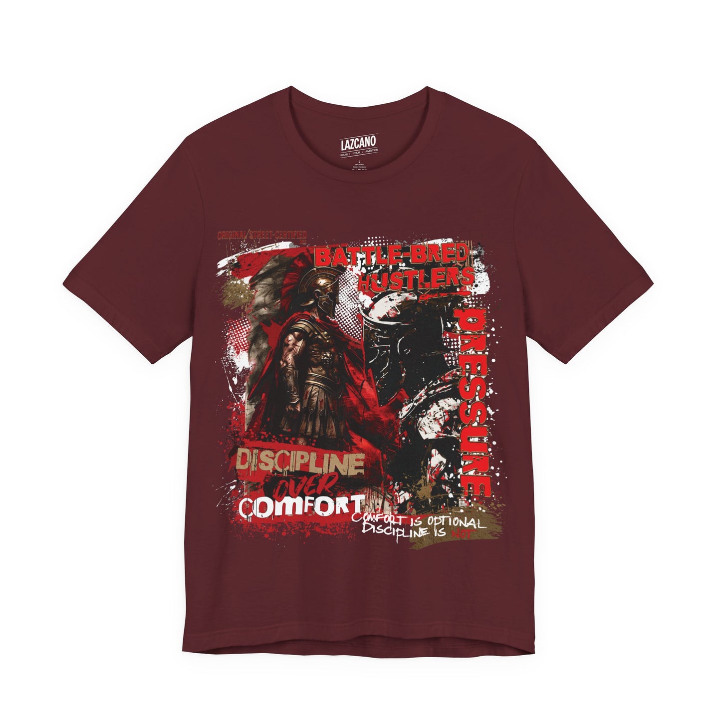 Hustleros "Discipline Over Comfort" Tee