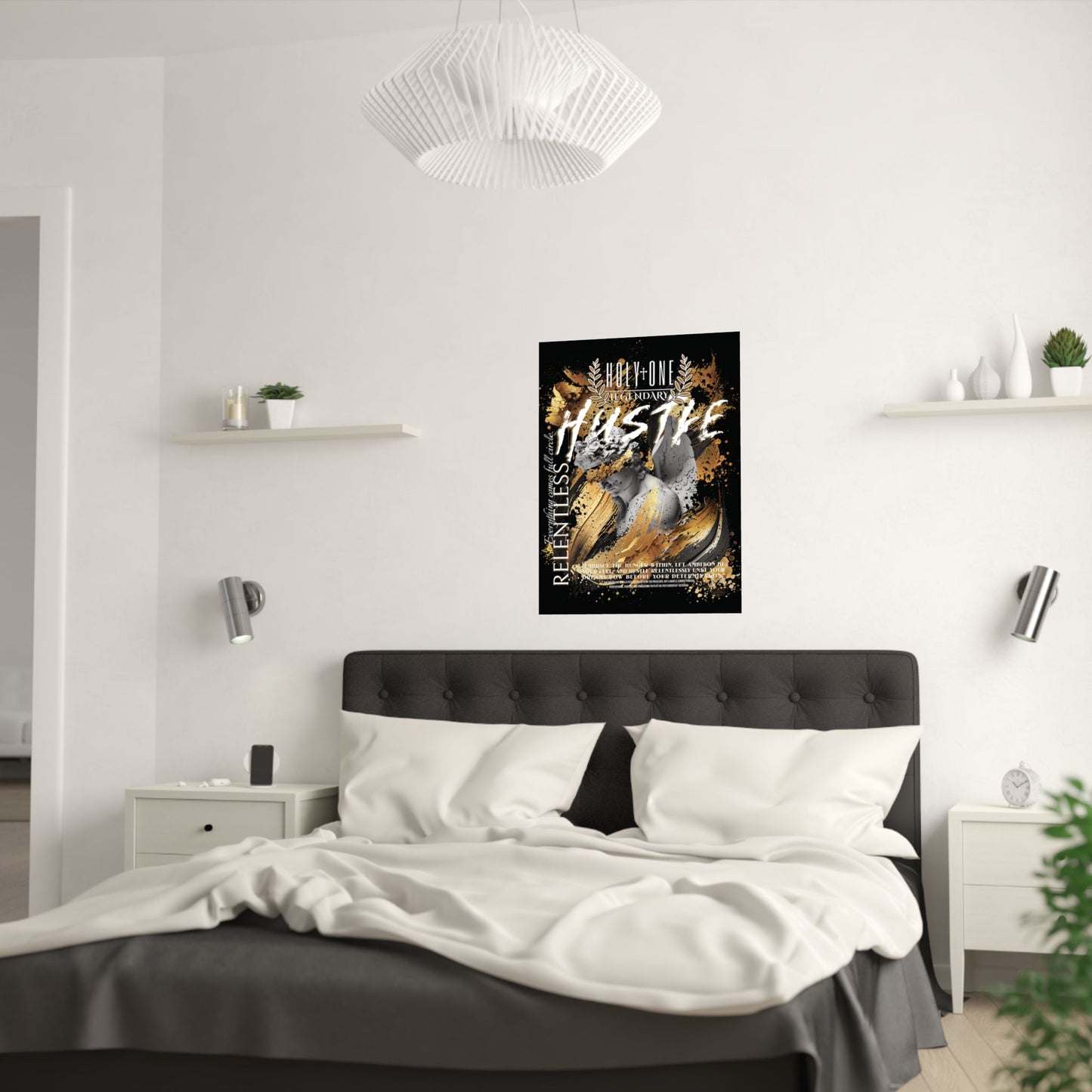 Relentless Hustle: The "Go for the Gold" Wall Art