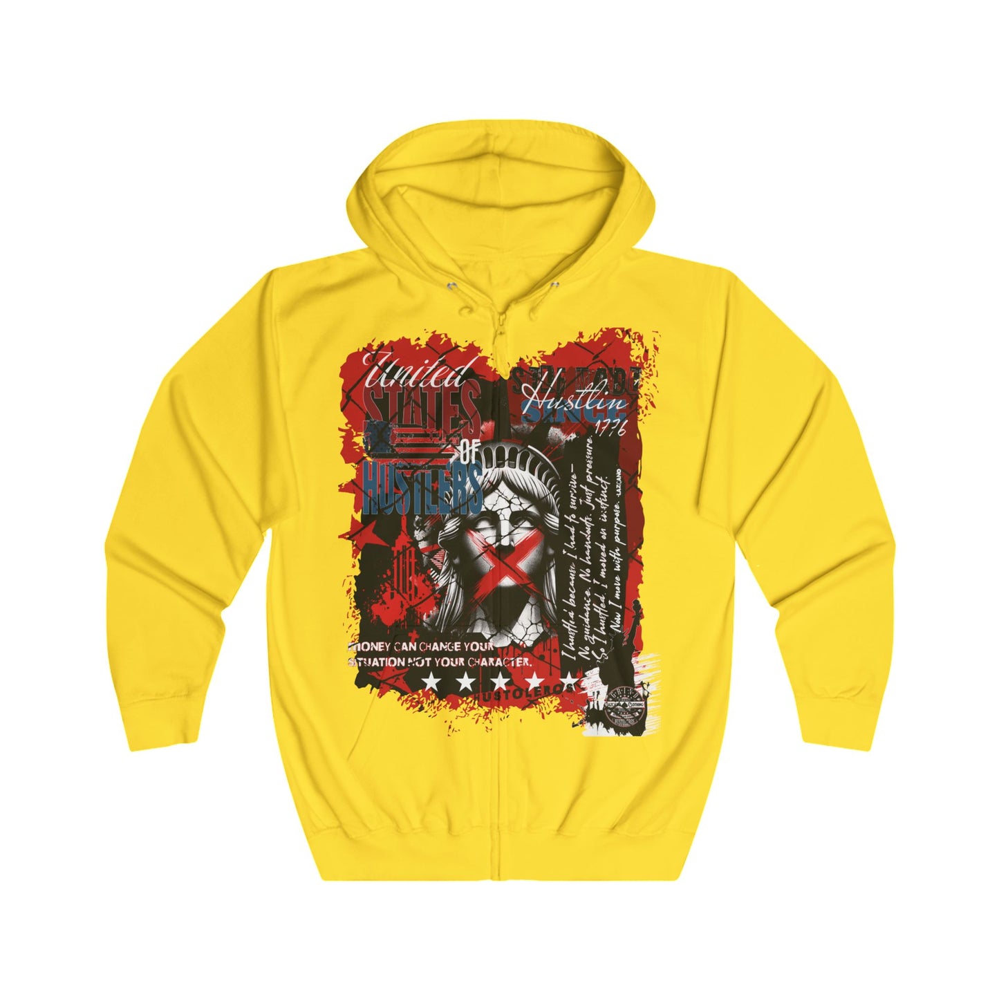 No Favors Zip-Up Hoodie — 'They Called It a Dream, We Call It a Grind'