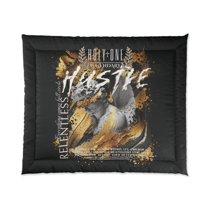Relentless Hustle Comforter; Designed for The Dreamers and Go-Getters