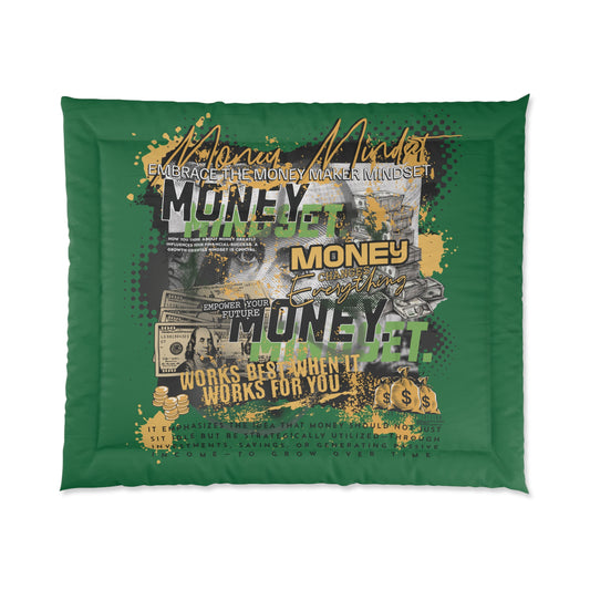 Money Mindset: No Handouts. Just Hustle Comforter