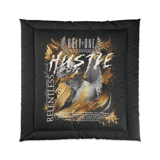 Relentless Hustle Comforter; Designed for The Dreamers and Go-Getters