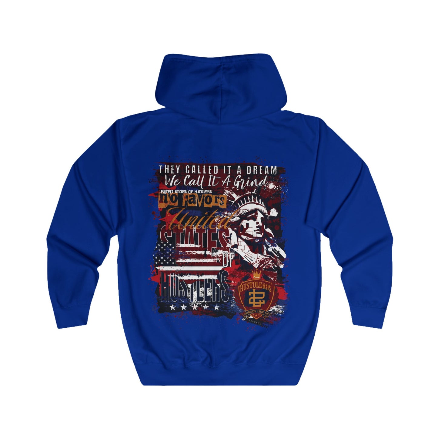 No Favors Zip-Up Hoodie — 'They Called It a Dream, We Call It a Grind'