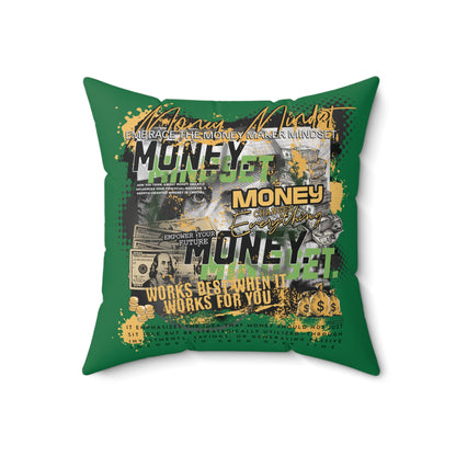 Money Mindset: No Handouts Just Hustle Pillow