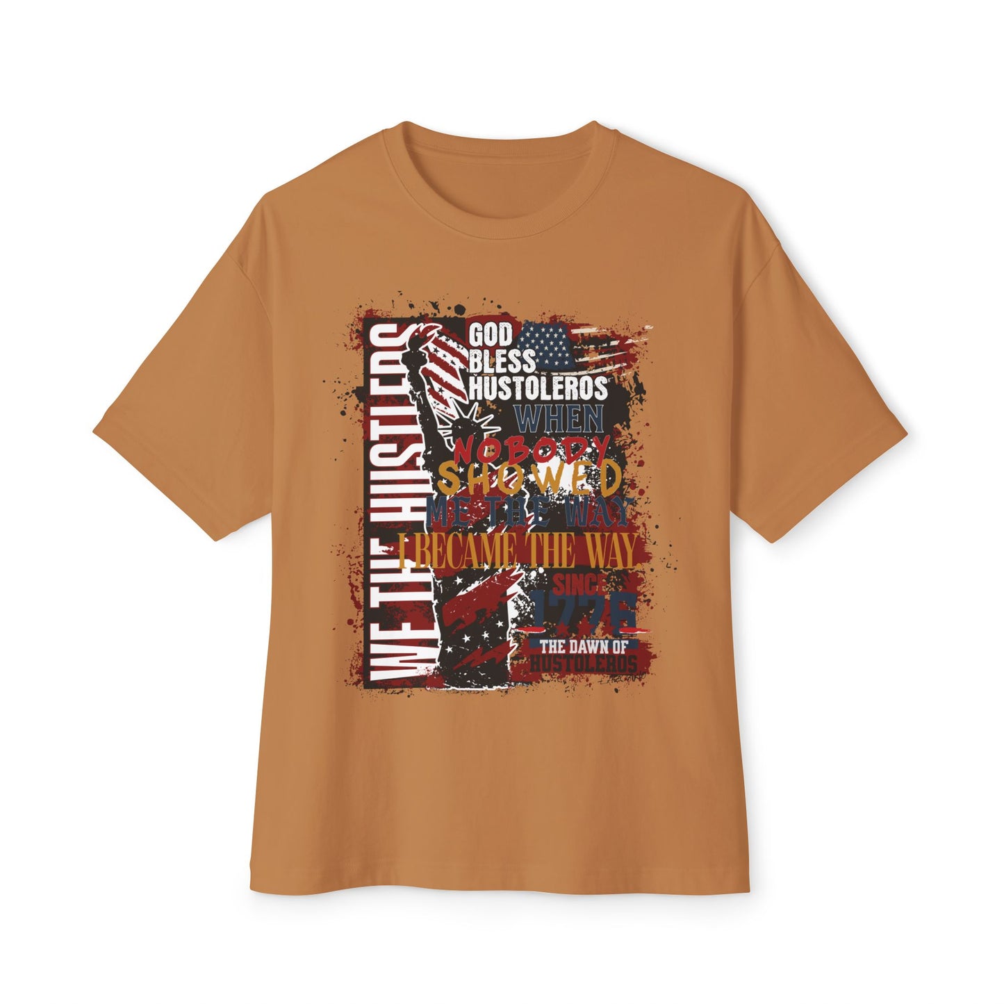 God Bless Hustlers – “We The Hustlers” Oversized Boxy Tee