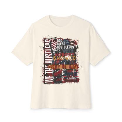 God Bless Hustlers – “We The Hustlers” Oversized Boxy Tee