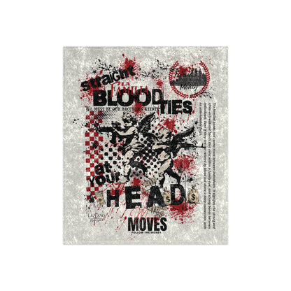 La Familia; Bloodties Crushed Velvet Blanket