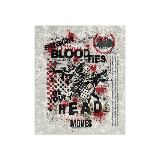 La Familia; Bloodties Crushed Velvet Blanket