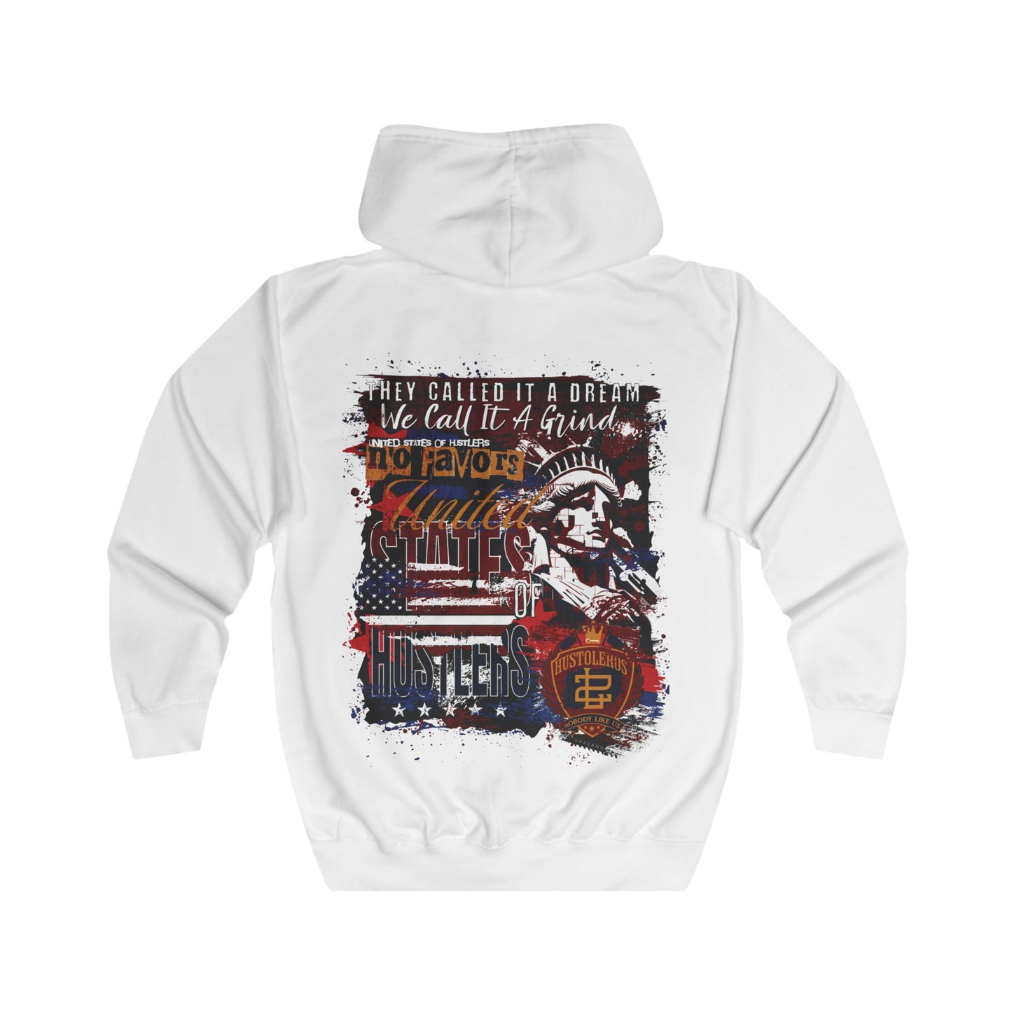 No Favors Zip-Up Hoodie — 'They Called It a Dream, We Call It a Grind'