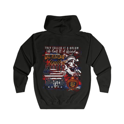 No Favors Zip-Up Hoodie — 'They Called It a Dream, We Call It a Grind'