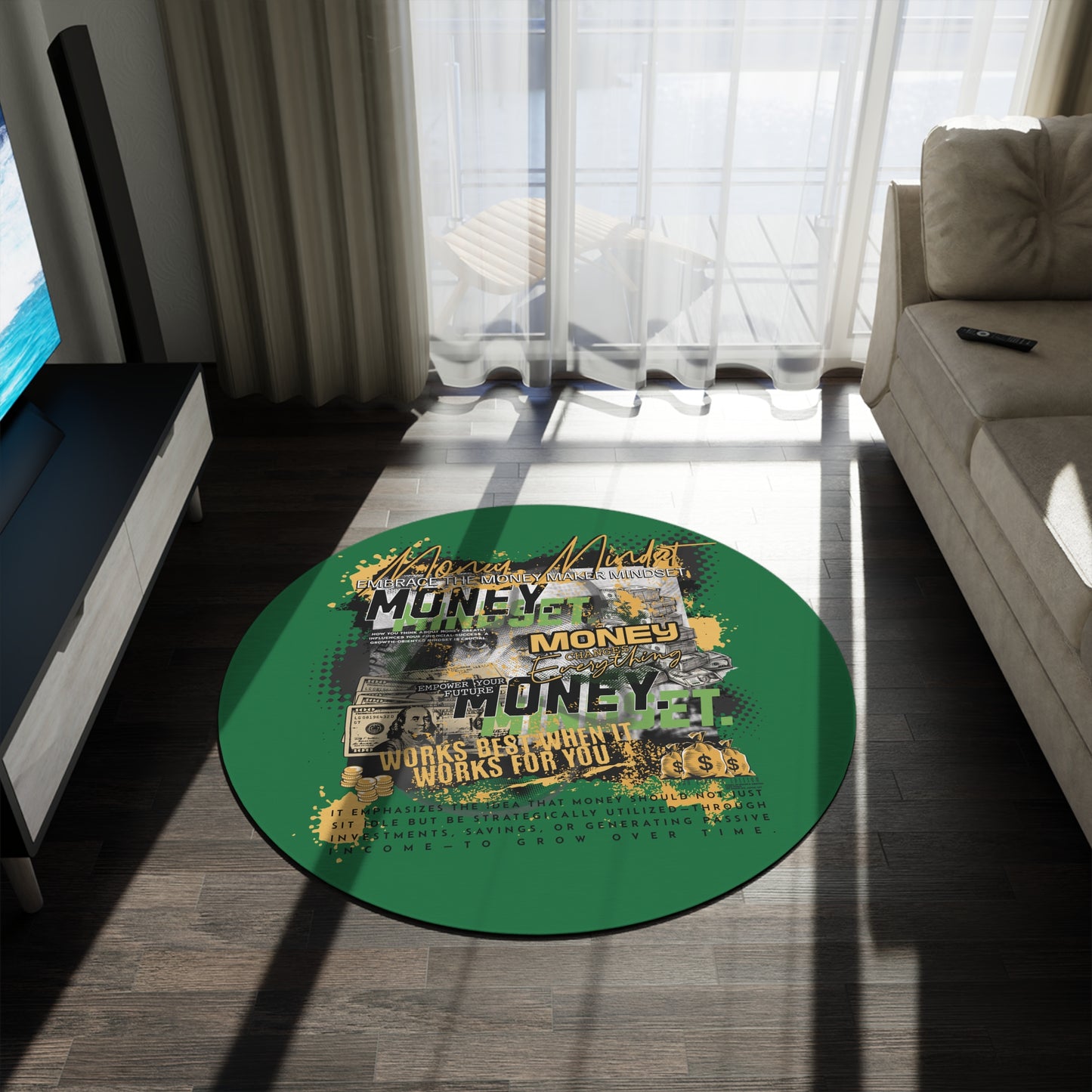 Money Mindset Rug — Hustoleros Edition