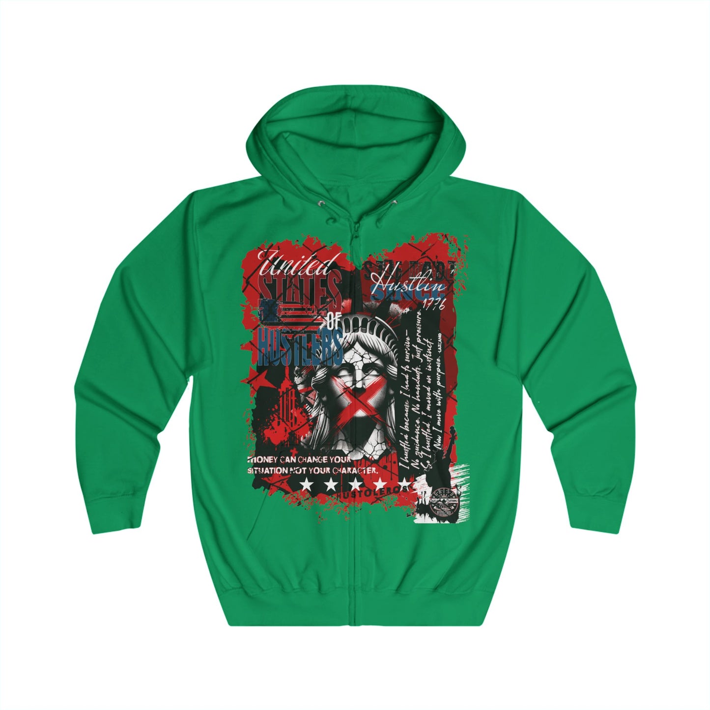 No Favors Zip-Up Hoodie — 'They Called It a Dream, We Call It a Grind'