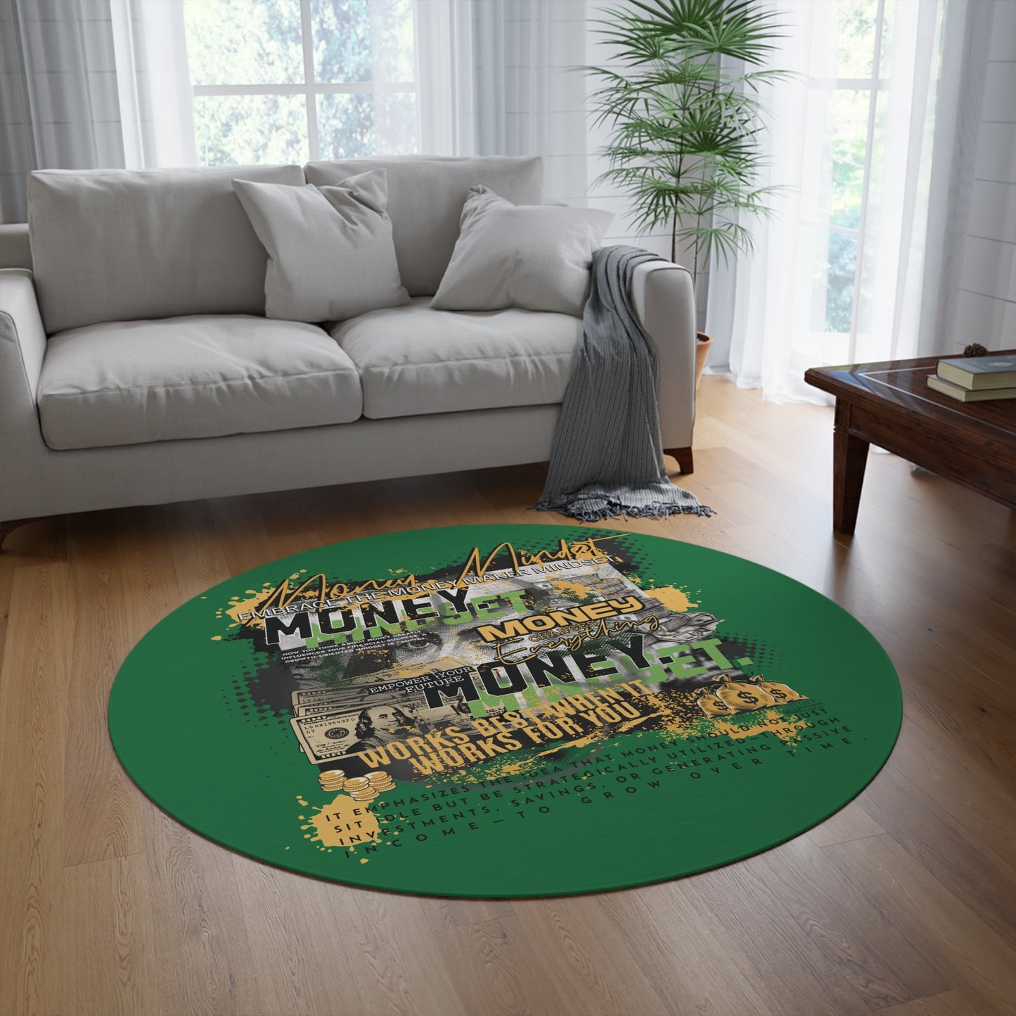 Money Mindset Rug — Hustoleros Edition