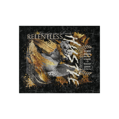 Relentless Hustle Crushed Velvet Blanket