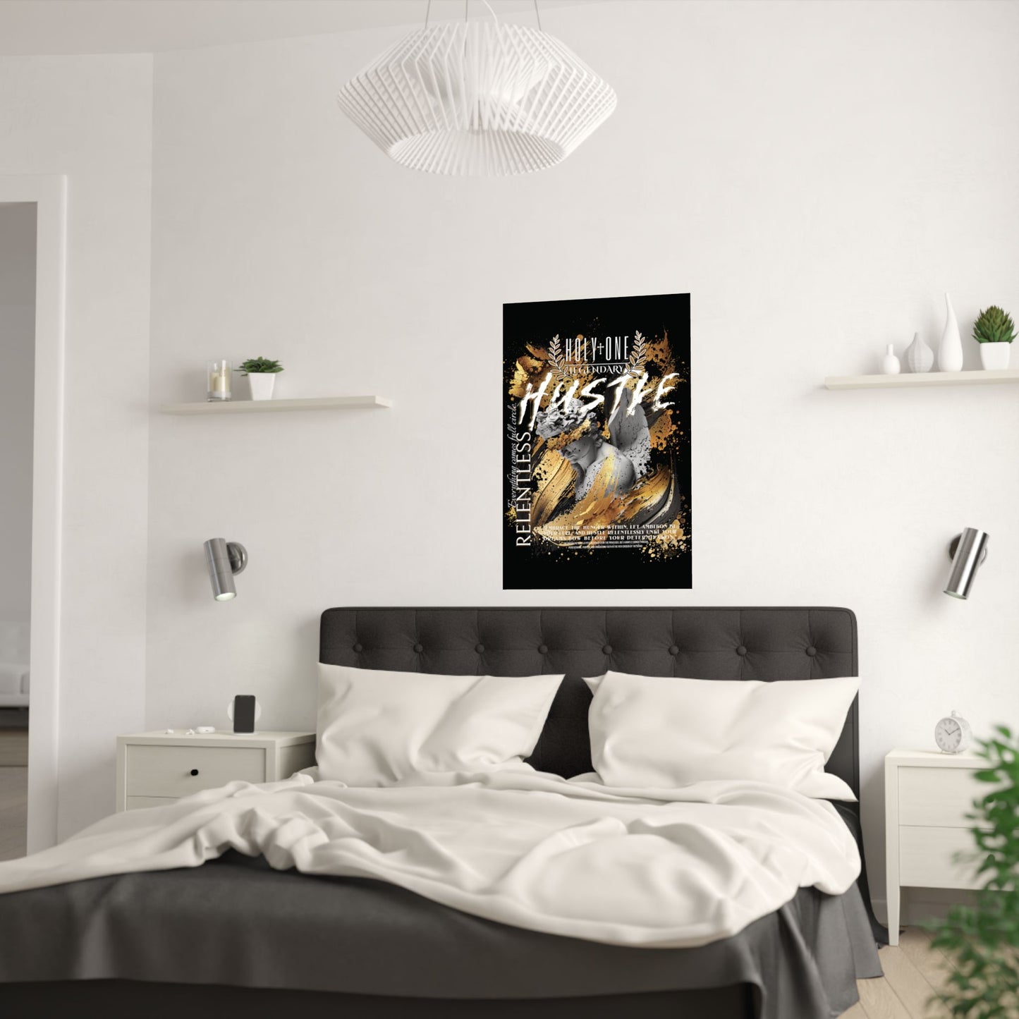 Relentless Hustle: The "Go for the Gold" Wall Art