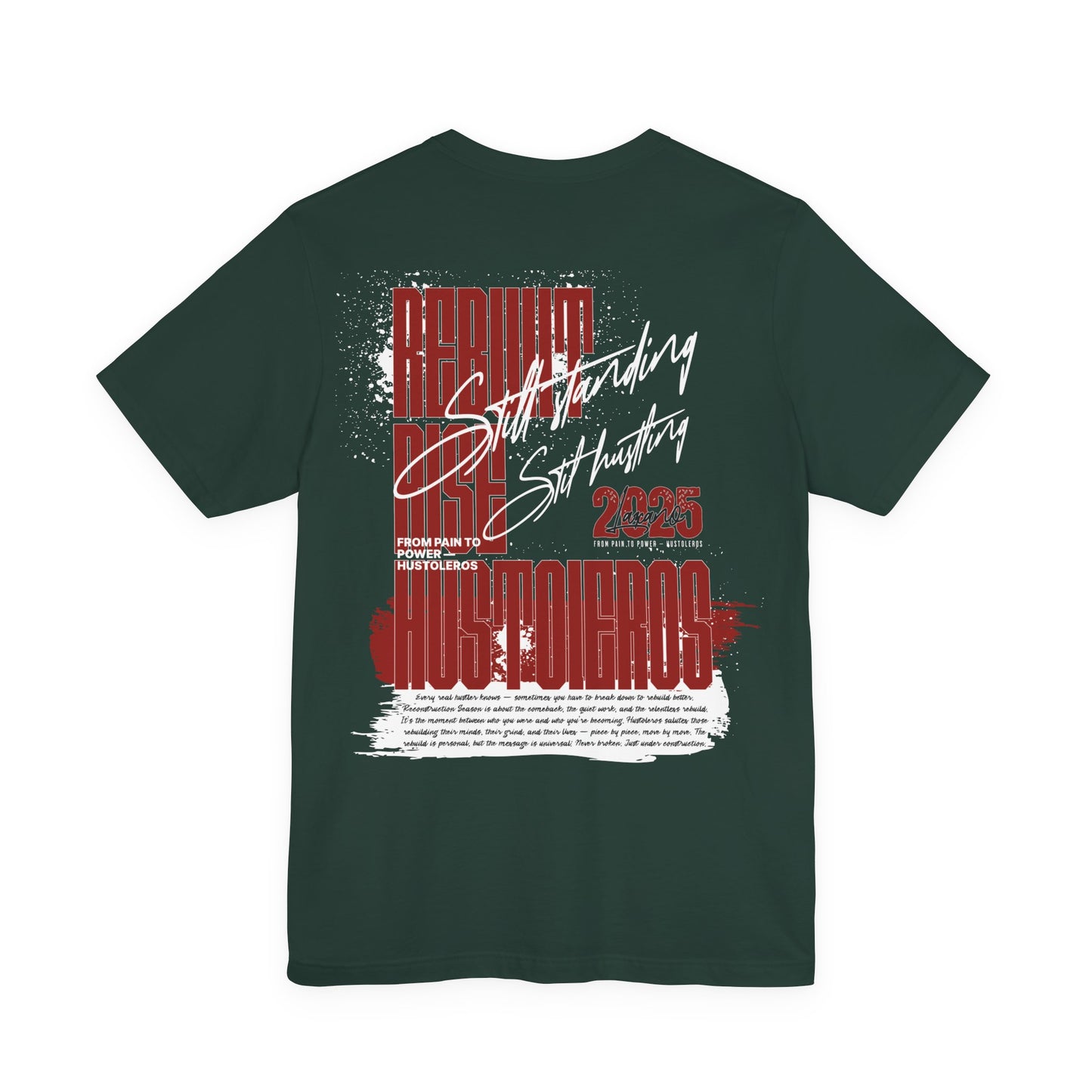 Built From the Broken; Reconstruction Season Noir Tee