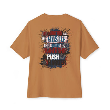 God Bless Hustlers – “We The Hustlers” Oversized Boxy Tee