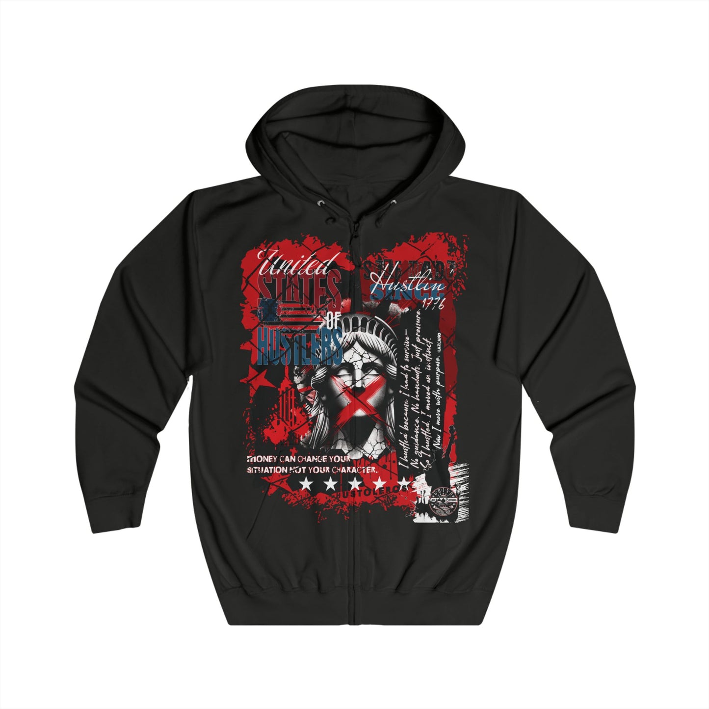 No Favors Zip-Up Hoodie — 'They Called It a Dream, We Call It a Grind'