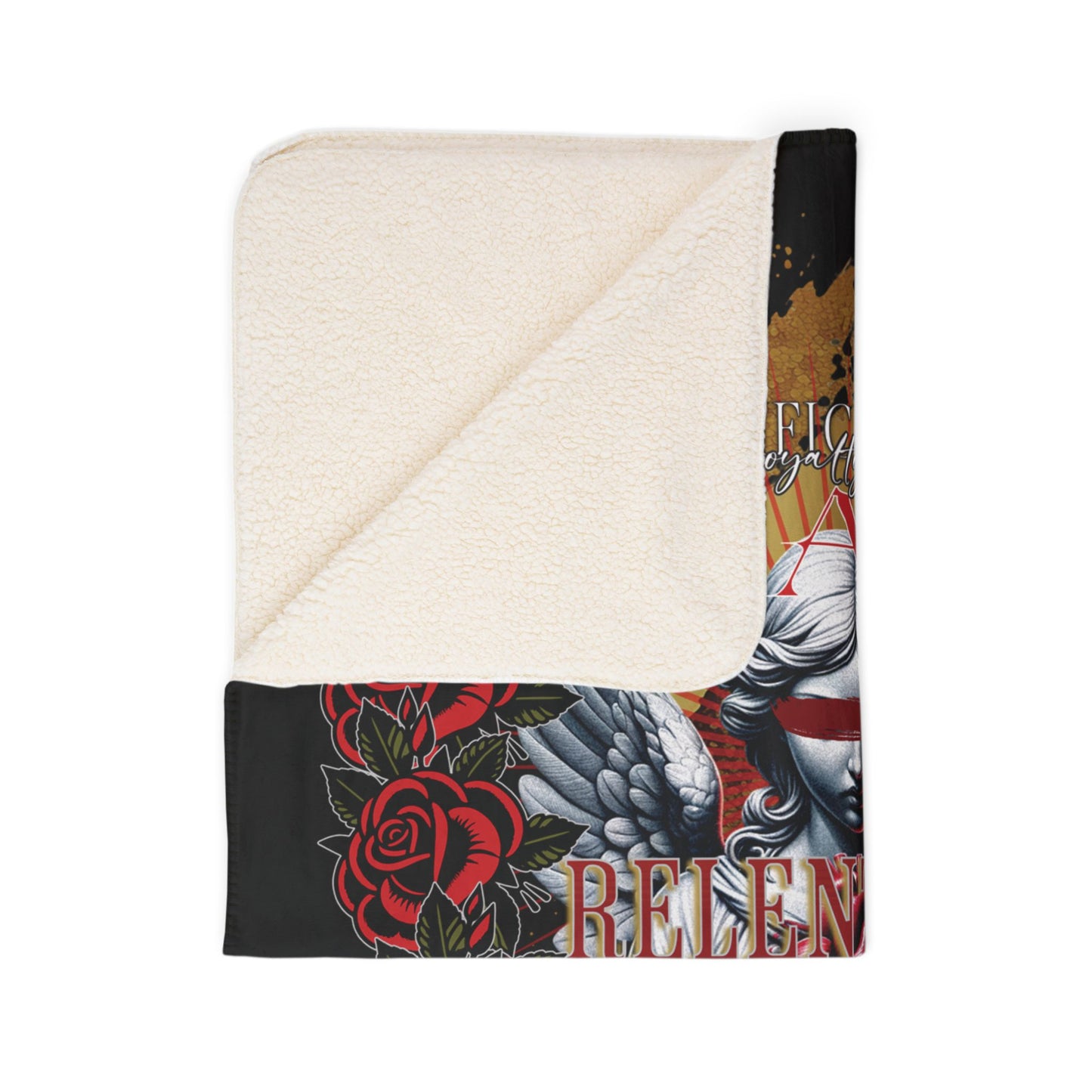 Relentless Bandits; Loyalty Over Lust Sherpa Blanket