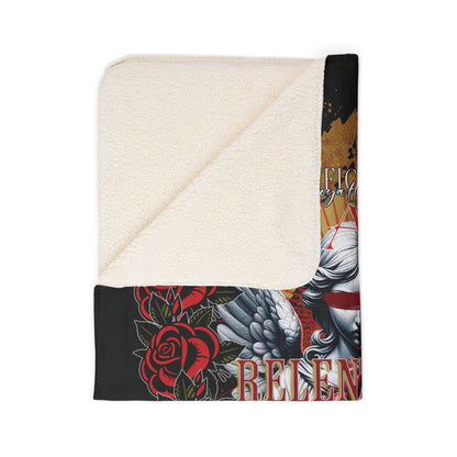 Relentless Bandits; Loyalty Over Lust Sherpa Blanket