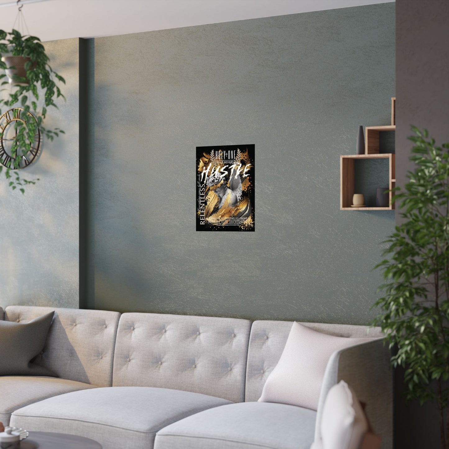 Relentless Hustle: The "Go for the Gold" Wall Art