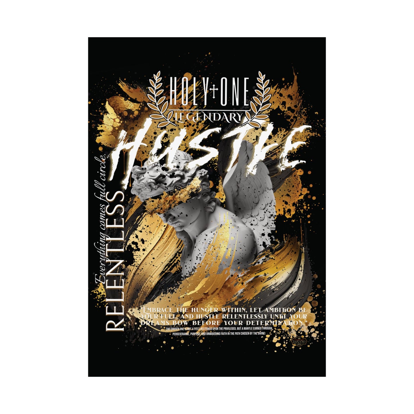 Relentless Hustle; Holy One Wall Art